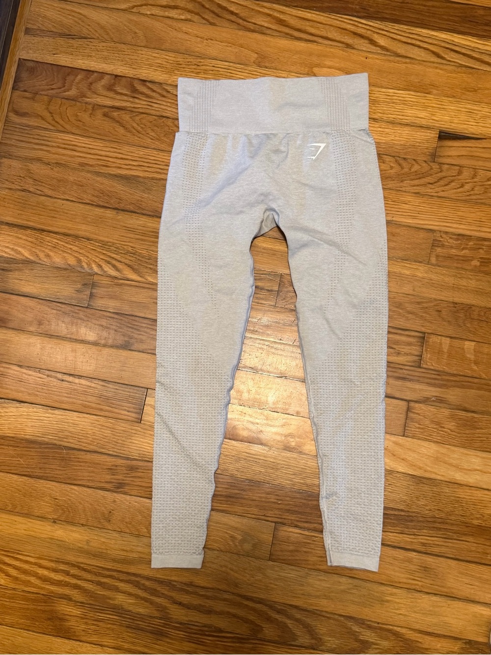 Gymshark Seamless High-Waist Leggings - Light Gray